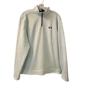 Women’s Under Armour Mint Green 1/4 Zip Pullover Sweatshirt - Size L - NWOT